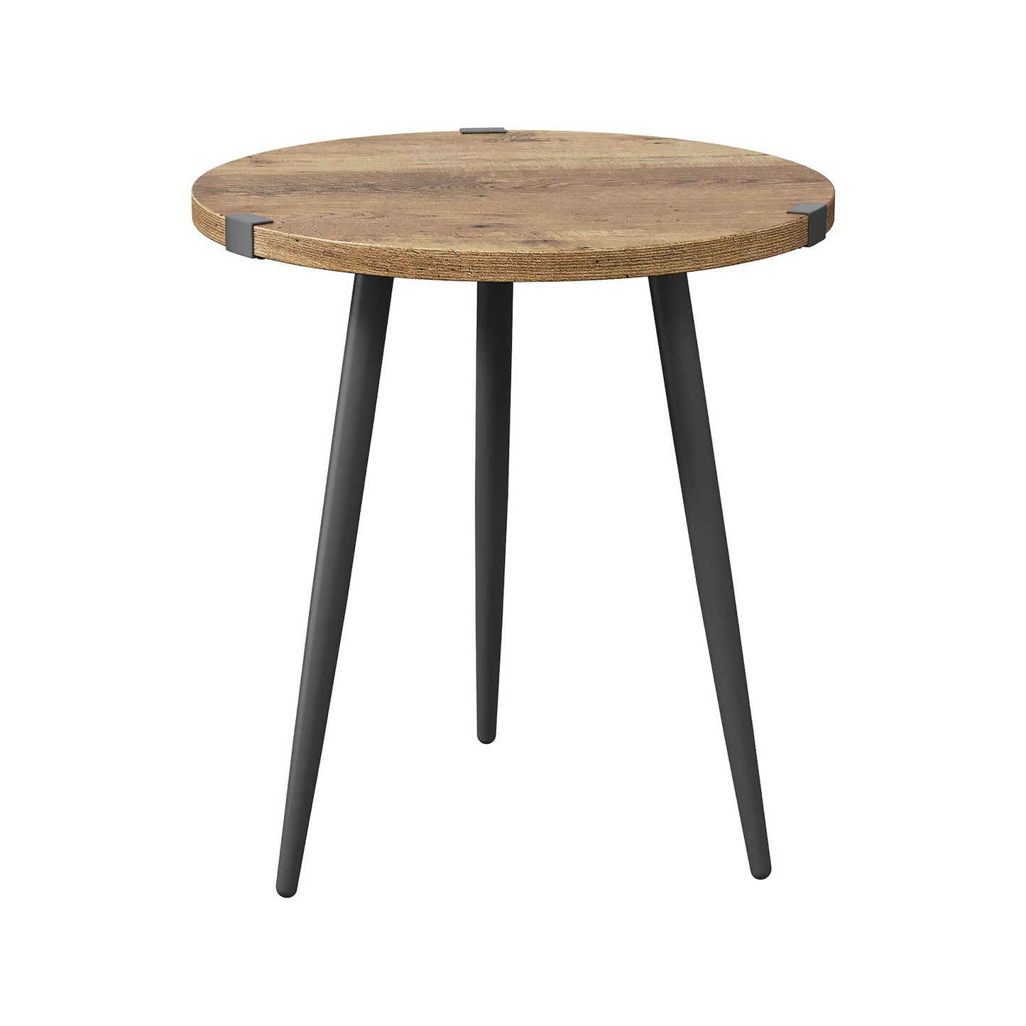 23.6 inch oak round coffee table and coffee table, medieval style, used in restaurants, cafes, and living rooms
