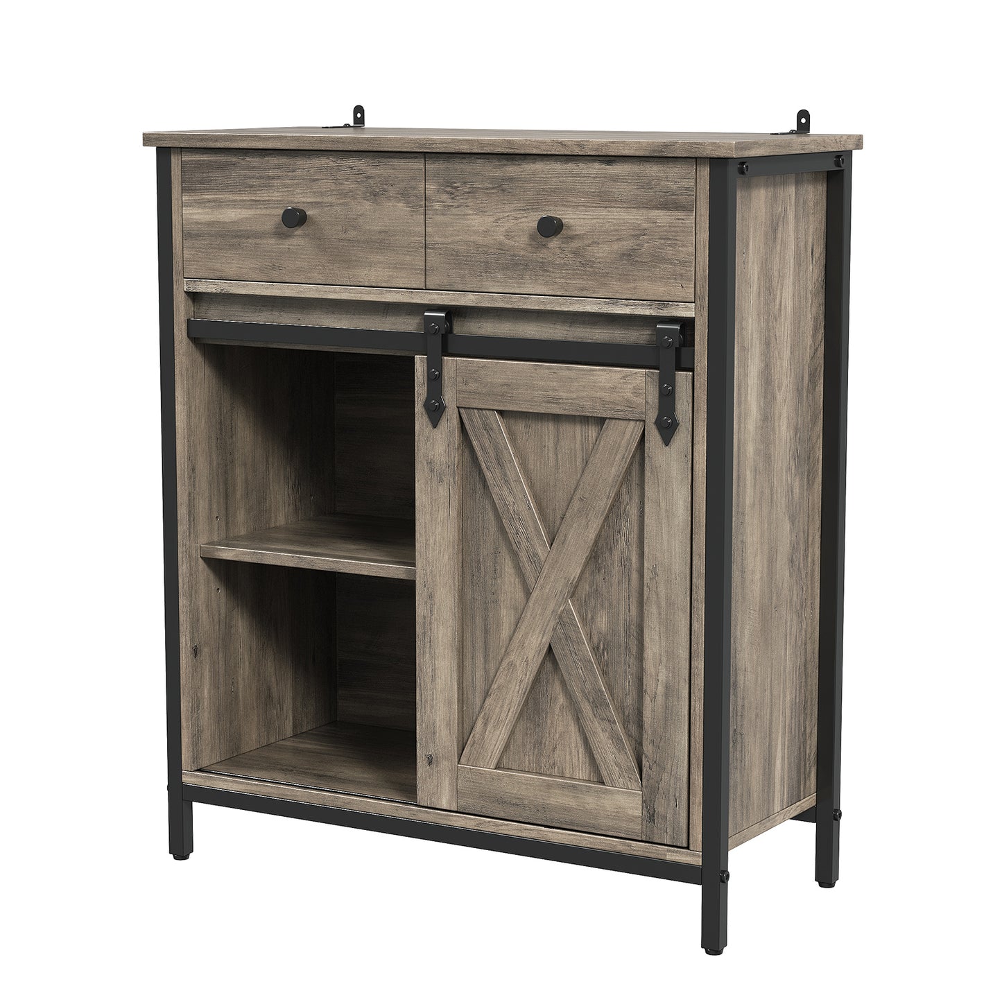 Rural wooden computer desk, metal household administrative desk, industrial large gaming desk, modern business desk, equipped with sturdy metal table legs, suitable for retro colors in home office