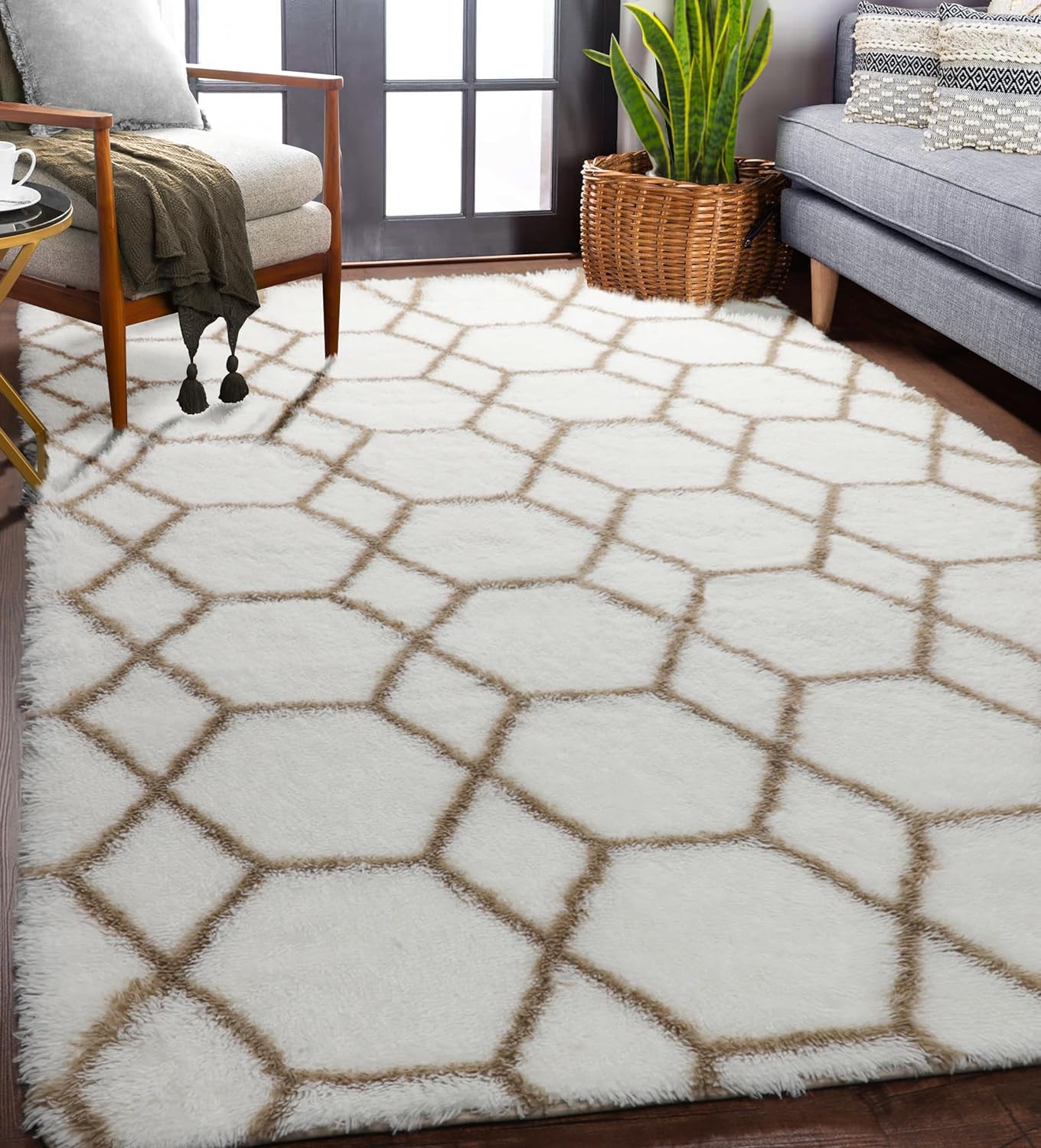 Nefoso 5' x 8' / 8' x 10' Area Rugs