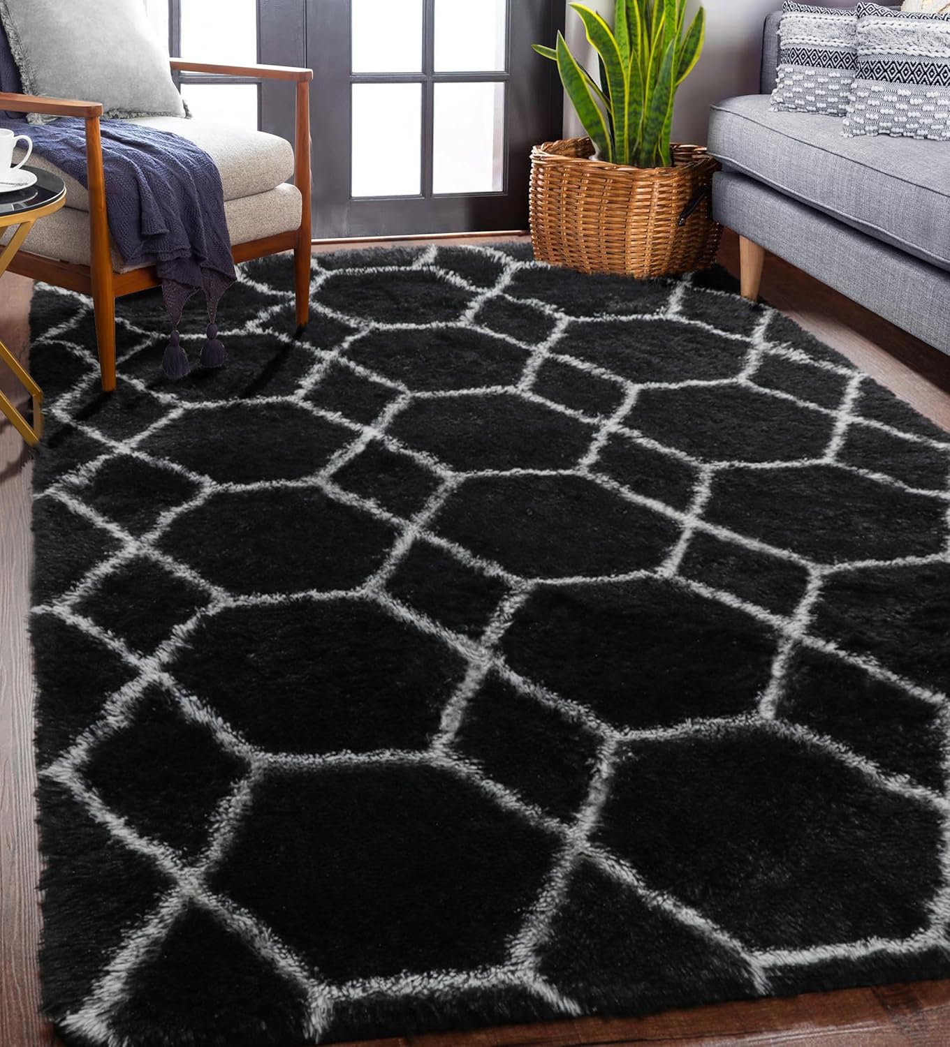 Nefoso 5' x 8' / 8' x 10' Area Rugs