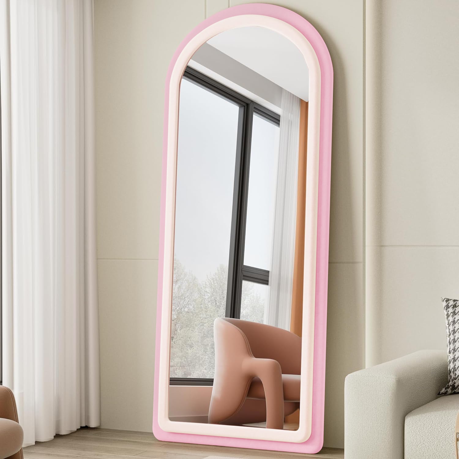 floor length dressing mirror Amazon.com: Full Length Mirror with Rolling Wheels, Full Body Mirrors with Stand,Large Floor-Mirror Freestanding with Shelf Dressing Mirror for Living Room, Bedroom (RED) : Home & Kitchen