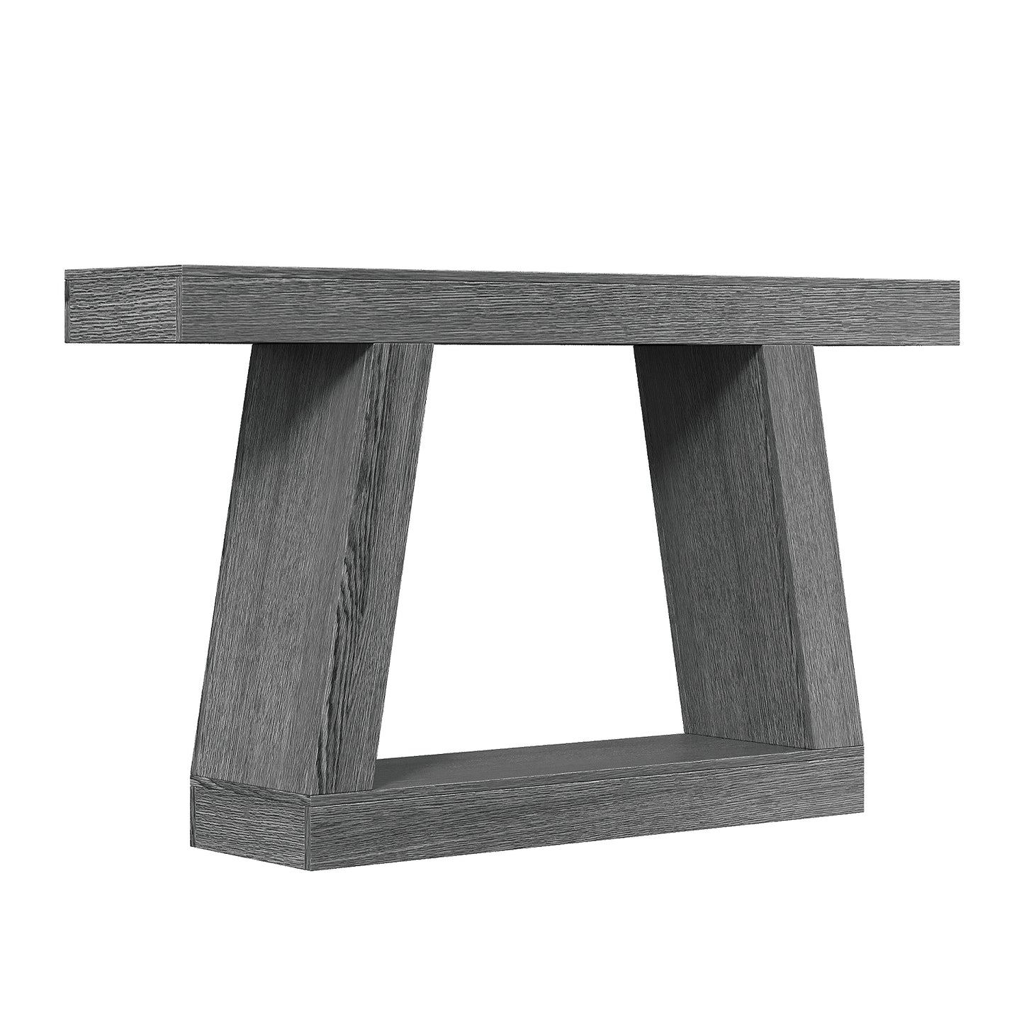 55 inch industrial style foyer table, industrial wooden corridor entrance table, suitable for living room farm style