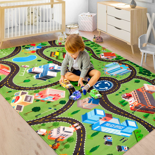 Nefoso Kids Play Rug, Kids Play Mat 3ft x 5ft / 4ft x 6ft Area Rug for Indoor, Age Group 3+