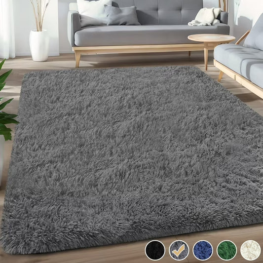 Nefoso Shag Area Rug, 5ft x 7ft Soft Fluffy Area Rugs for Living Room Bedroom Decor Carpet