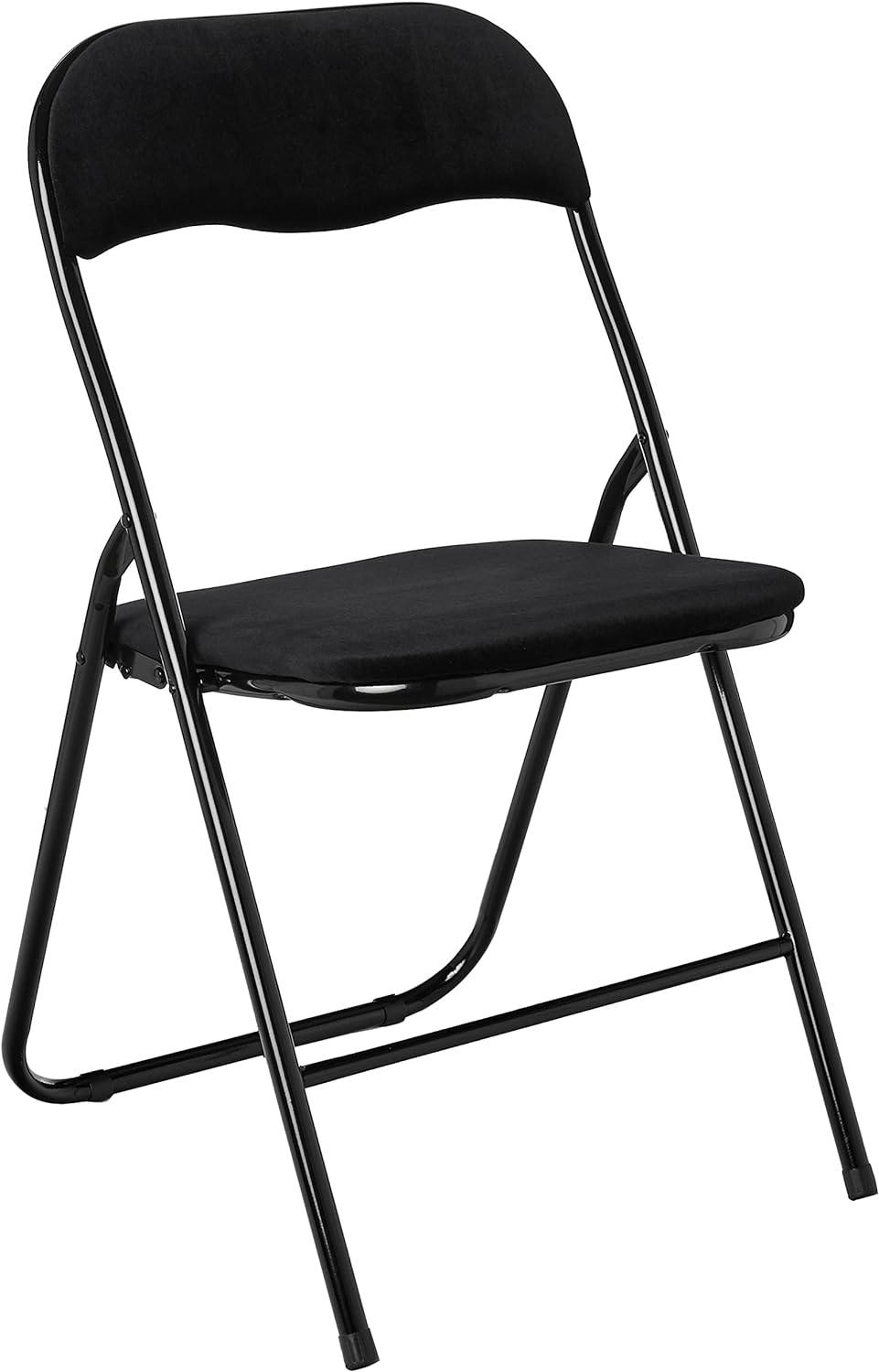 Nefoso 6 Packs Velvet Folding Chairs with Padded Seats for Outdoor & Indoor