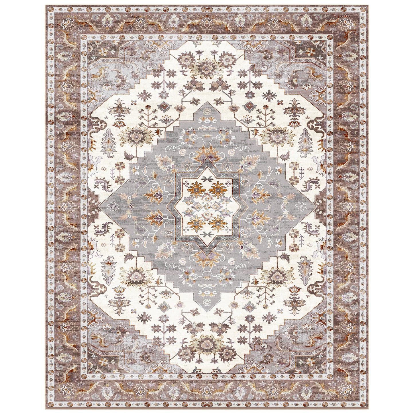 Nefoso 5' x 8' / 8' x 10' Area Rugs, TPR