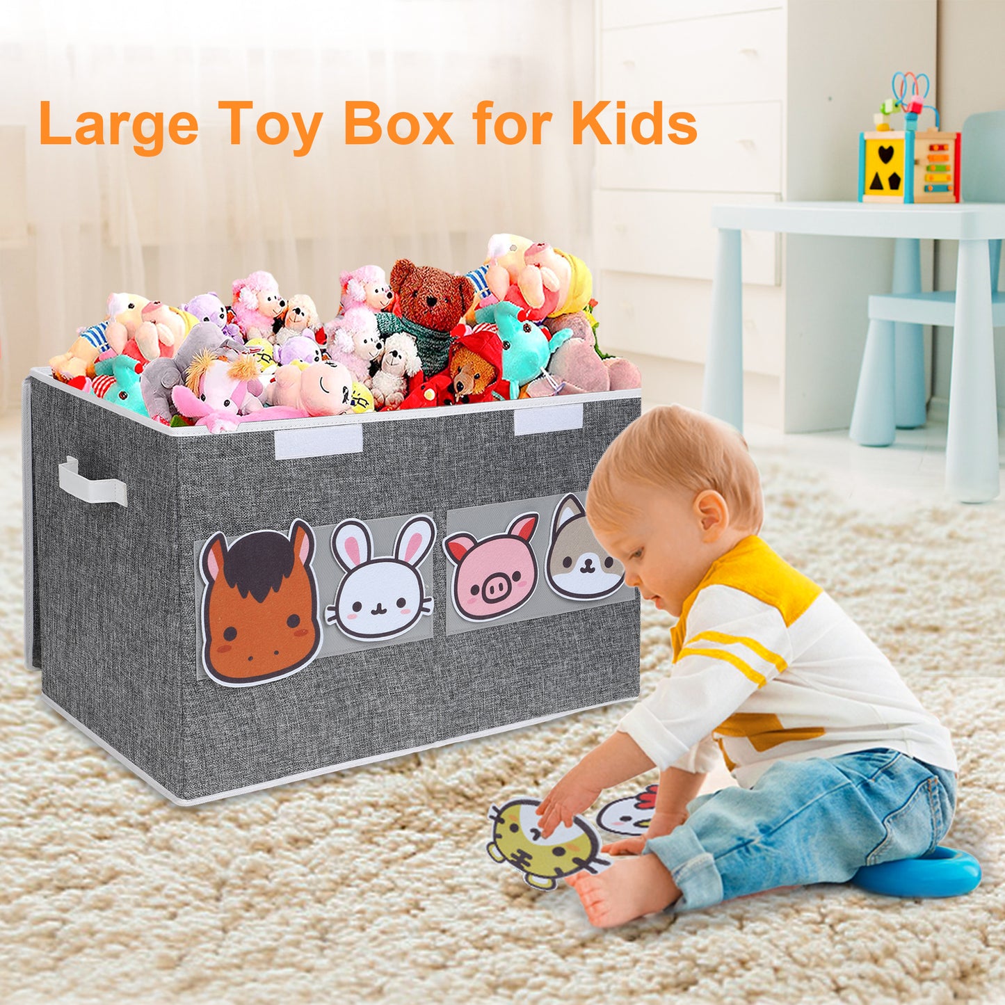 Storage Bins With Lids Large Toy Bin Large Classic Toy Box Seat