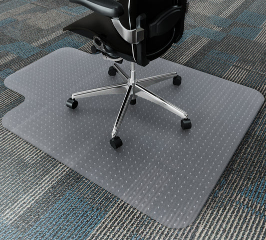 NEFOSO Chair Mat for Carpet, 36 x 48 inch Home Office Chair PVC Floor Mat with Lip (Transparent )